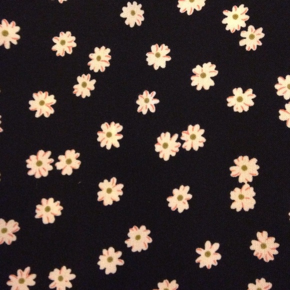 Black Floral Skirt - Picture 3 of 4