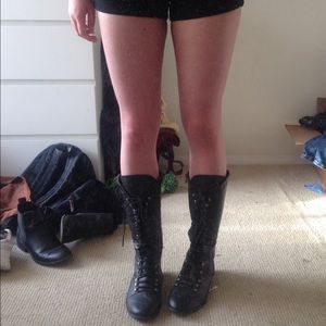 Black Combat Boots