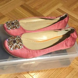 Pink Adrienne Viittadini Sapphire flats SZ 8.5