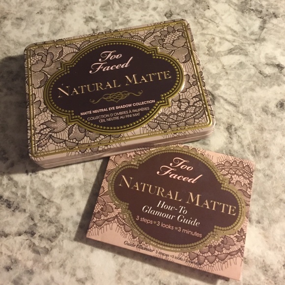 Too Faced Natural Matte Eyeshadow used