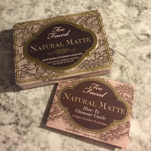 Too Faced Natural Matte Eyeshadow used