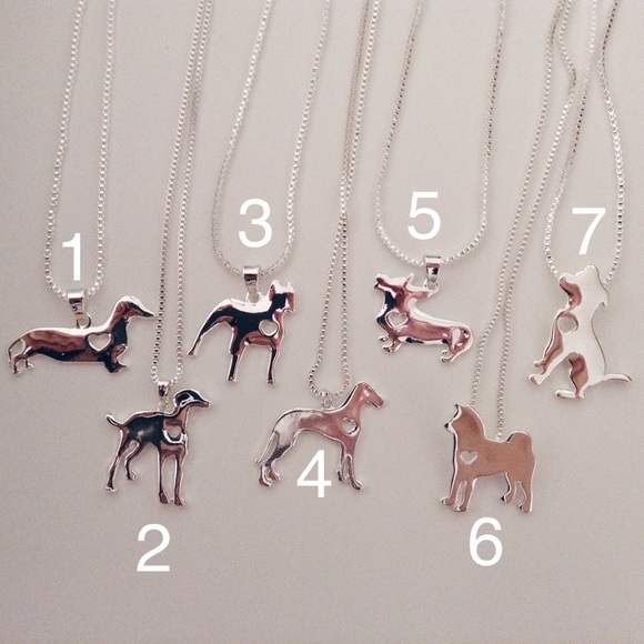 • SALE • Adorable Dog Pendant Necklace • - Picture 2 of 4