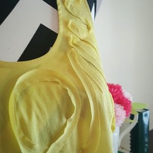 Razorback Top With Ribbon Accen