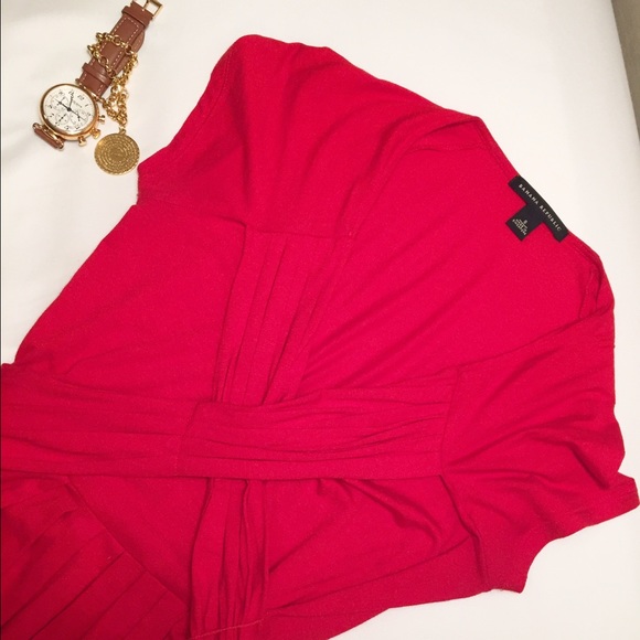 Banana Republic red top