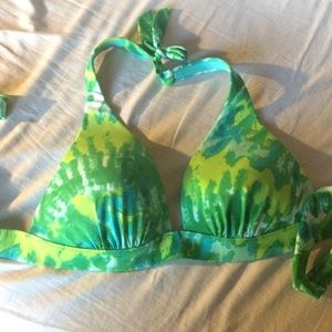 VSS Tie Die Print Bikini Top