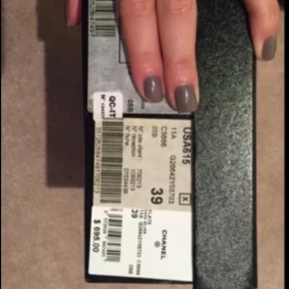 Chanel Spirit iridescent ballet 39 "distressed" - Picture 4 of 4