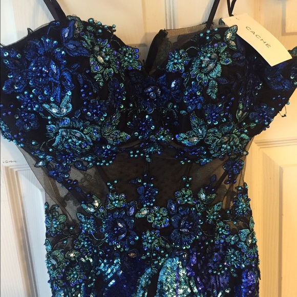 Blue prom dress