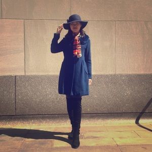 Mid-length Wool Coat