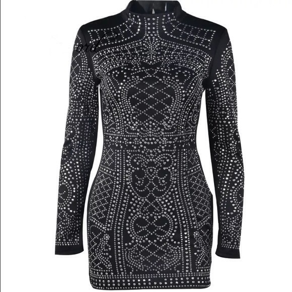 Balmain Inspired Mini Dress