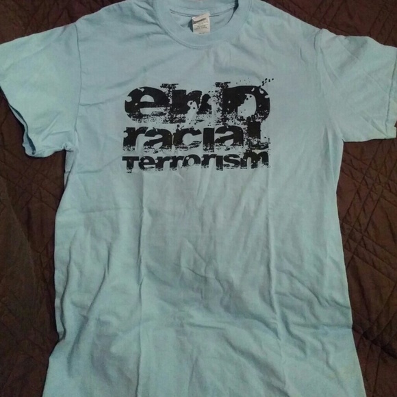 End Racial Terrorism tee baby blue✨BUNDLE & SAVE✨