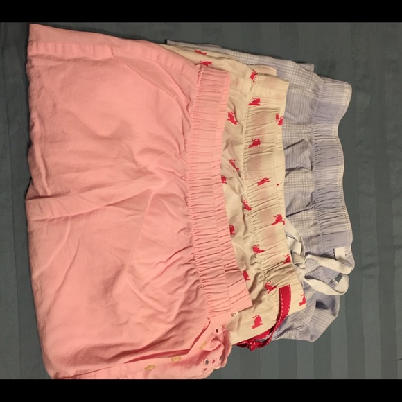 3 pairs of pajama shorts!!!!