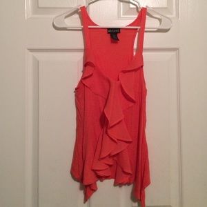 Cute ruffled tank top