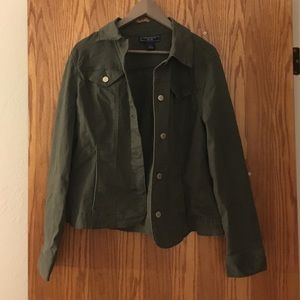 Army green blazer