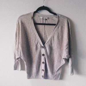 Forever 21 Beige Button Up Cardigan