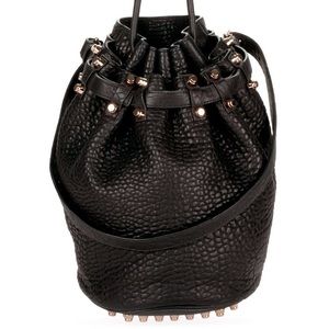 Alexander Wang Diego Black/Rose Gold Bucket Bag