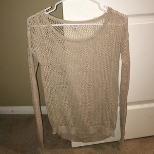 Knitted brown blouse