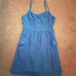 Cute blue dress!