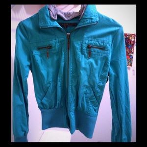 Teal Jacket Hoodie