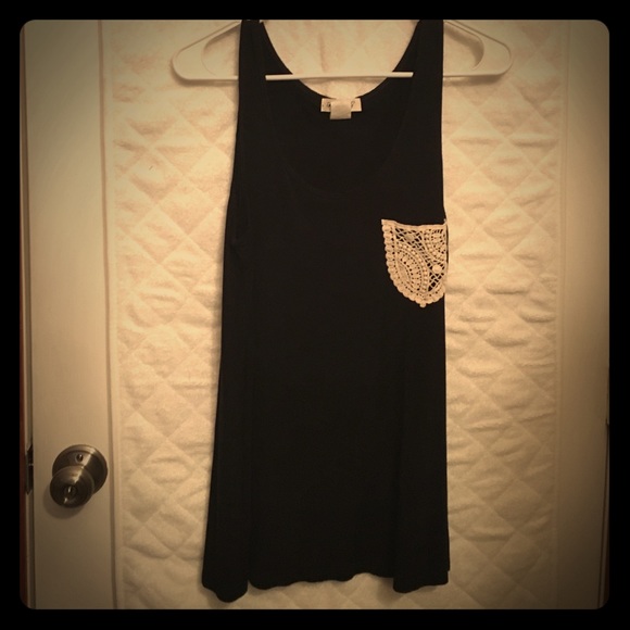Lace Pocket Tank