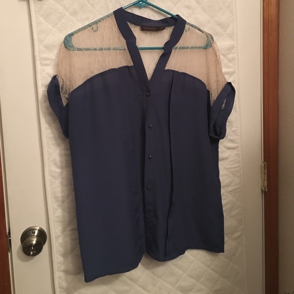 Lace Shoulder Top