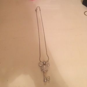 Mickey rhinestone necklace