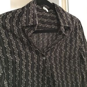 J. Crew black light weight blouse
