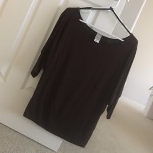 Brown casual top