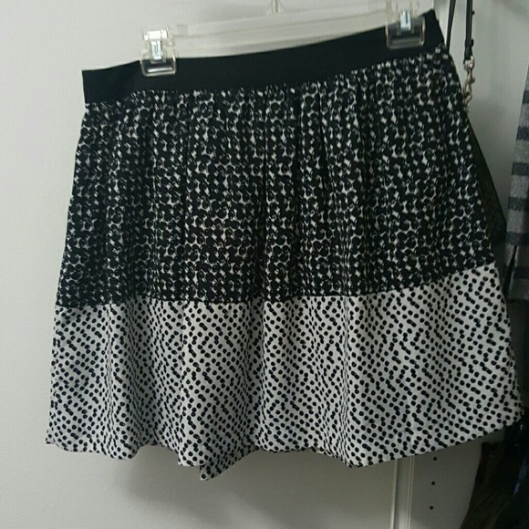 Kensie  black and white skirt - Picture 1 of 3