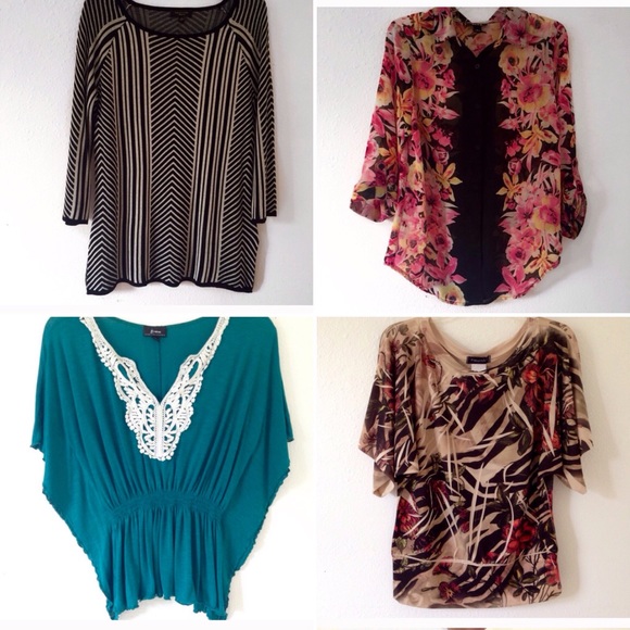 ANY 4 SHIRTS FROM MY CLOSET: 4 for $35