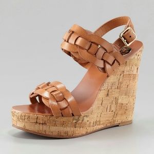 Tory Burch Calyca Cork Wedges