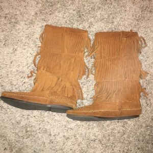 Fringe Minnetonka boots