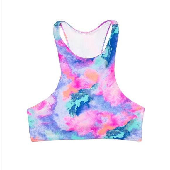Pastel Marble Reverse Racerback Bikini