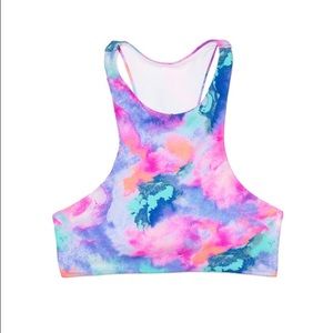 Pastel Marble Reverse Racerback Bikini