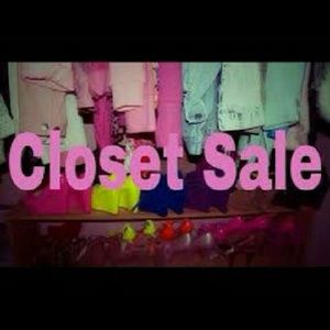 Everything must go! Items marked down