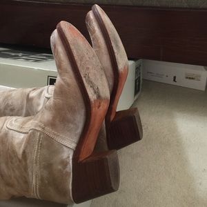 Frye Jane tall cuff boots