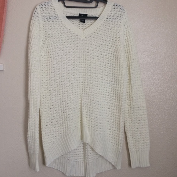 White Knitted Sweater
