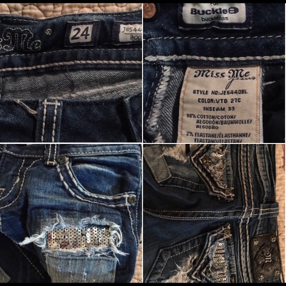 *HTF*Rare Miss Me Size 24 Bootcut open to trades - Picture 3 of 4