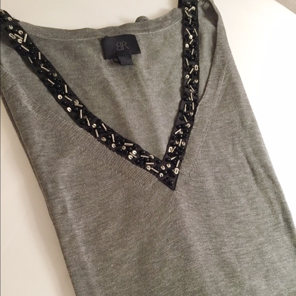 Banana republic grey top