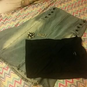 Denim skirt