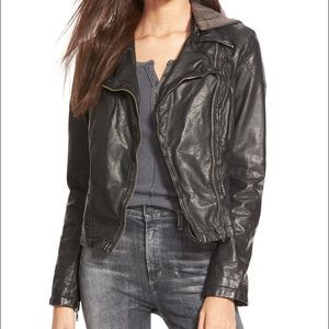 Free people leather jacket
