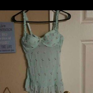 Light blue nightie lingerie