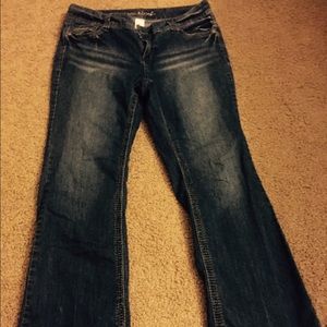 Dark flare jeans!