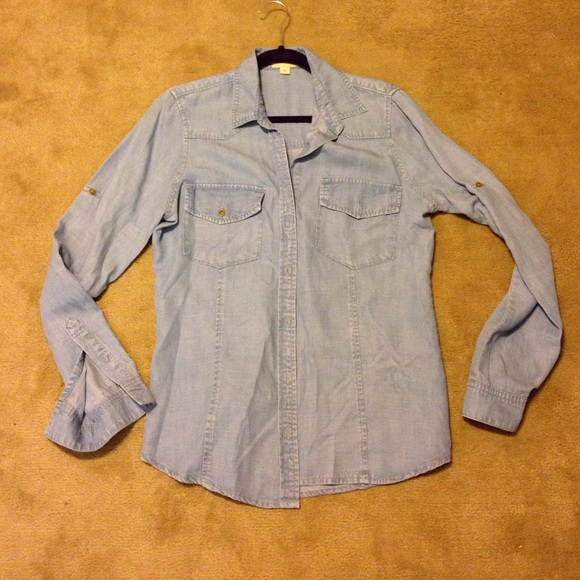 Chambray style shirt