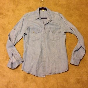 Chambray style shirt