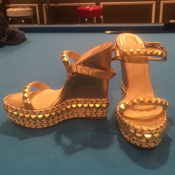 ' Christian Louboutin Cataclou' Wedge Sandal
