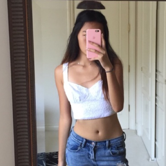 Lace White Underwire Bralette