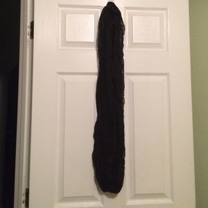 Black infinity scarf