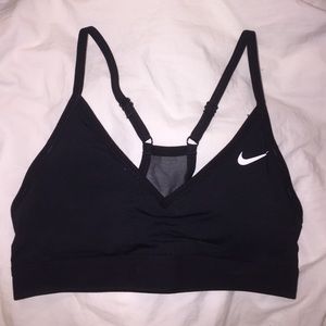 Light Support Black Nike Sports Bra