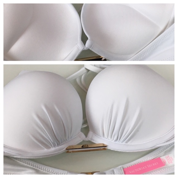 VS NWOT Bombshell Add-2-Cups Push-up Halter - Picture 2 of 3