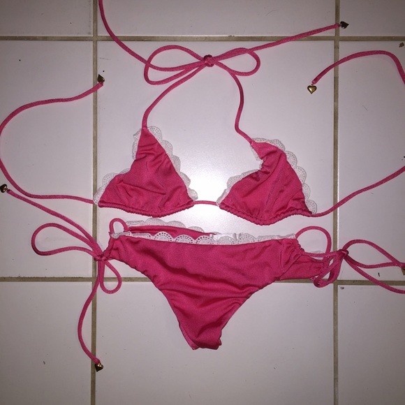 Pink Indah Clothing swim set